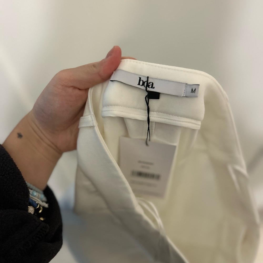 NWT boa. White Wide Leg Trousers - Picture 9 of 10